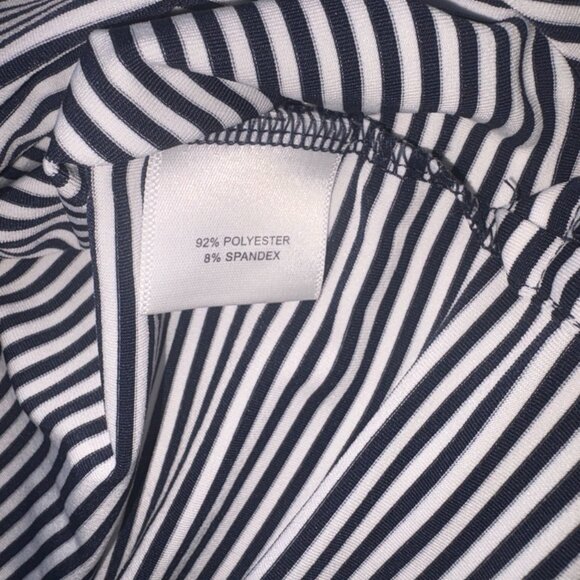 Peter Millar Summer Comfort Blue White Stripe Short Sleeve Polo size M - Picture 4 of 8